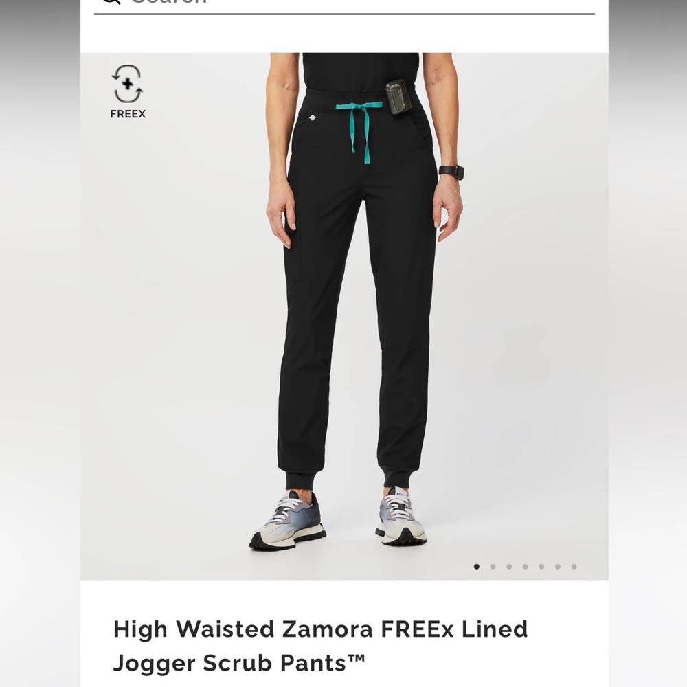Figs high waisted Zamora free x scrub pants